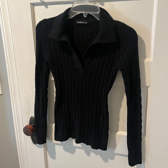 V Neck Long Sleeve Sweater - Picture 1 of 2